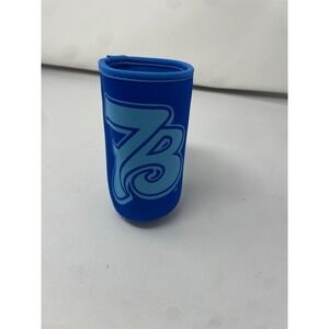 7 Brew Coffee Brewzie Iced Drink Insulator Sleeve Blue Rise & Grind Koozie